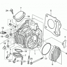 CT125A AC ГОЛОВКА ЦИЛИНДРА