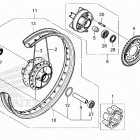 CT125A AC Заднее колесо
