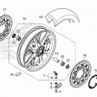 GL1800D 3AC Переднее колесо