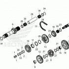 GL1800D 3AC Transmission (mainshaft)