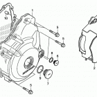 CB300RA AC Крышка картера левая