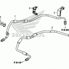 CBF300NA AC Front brake pipe