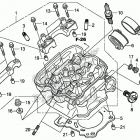 CBR300RA 5AC ГОЛОВКА ЦИЛИНДРА