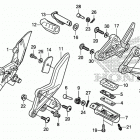 CBR300RA 5AC Подножки