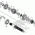 CBR500RA AC Transmission (mainshaft)