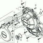 CMX500 AC Крышка картера правая