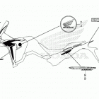 CRF1100A 2AC Наклейки