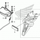 CRF1100D AC Taillight@license light