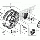 CRF1100D4 2AC Заднее колесо 2