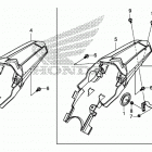 CRF110F A Заднее крыло