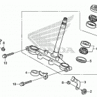 CRF125F A Steering stem (2)