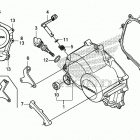 CRF125FB A Крышка картера правая