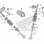 CRF125FB AC Распределительный вал и клапана