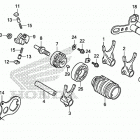CRF150RB AC Вилка переключения передач