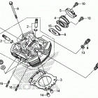 CRF250F A ГОЛОВКА ЦИЛИНДРА