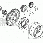 CRF250F AC Муфта стартера
