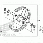 CRF250L AC Заднее колесо