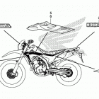 CRF250LA AC Наклейки