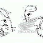CRF250LA AC Mirror@knuckle guard