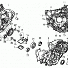 CRF250R AC Картер двигателя