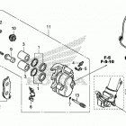 CRF250RL AC Передний суппорт