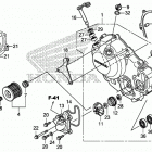 CRF250RL AC Крышка картера правая
