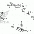 CRF250RL AC Подножки