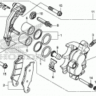 CRF450L AC Передний суппорт