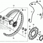 CRF450L AC Переднее колесо