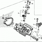 CRF450L AC КОРПУС ДРОССЕЛЬНОЙ ЗАСЛОНКИ