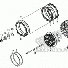CRF450RWE AC Сцепление
