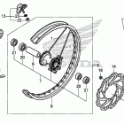 CRF450RWE AC Переднее колесо