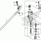 CRF450RWE AC Задний тормозной цилиндр