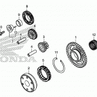 CRF450RWE AC Муфта стартера