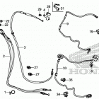CRF450RX AC Рычаги,тросы и рулевые переключатели