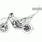 CRF450RX AC Наклейки 1