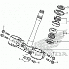 CRF450RX AC Траверса нижняя