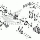 CRF450X AC Вилка переключения передач