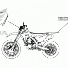CRF450X AC Наклейки