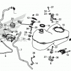 GL1800B 2AC ТОПЛИВНЫЙ БАК