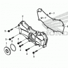 GL1800D 3AC Front engine cover
