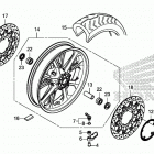 GL1800D 3AC Переднее колесо