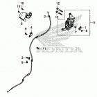 GL1800D AC Parking brake lever