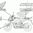GROM125 AC Наклейки
