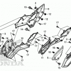 GROM125A AC БОКОВАЯ КРЫШКА