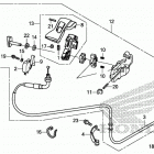 NC750XD AC Parking brake lever