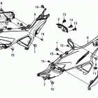 NC750XD AC БОКОВАЯ КРЫШКА