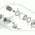 NC750XD AC ПУСКОВОЙ ЭЛЕКТРОДВИГАТЕЛЬ