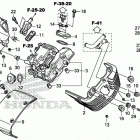 VT1300CX 6A Крышка головки цилиндров,передняя