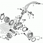 VT1300CX 7AC Intake manifold@injector